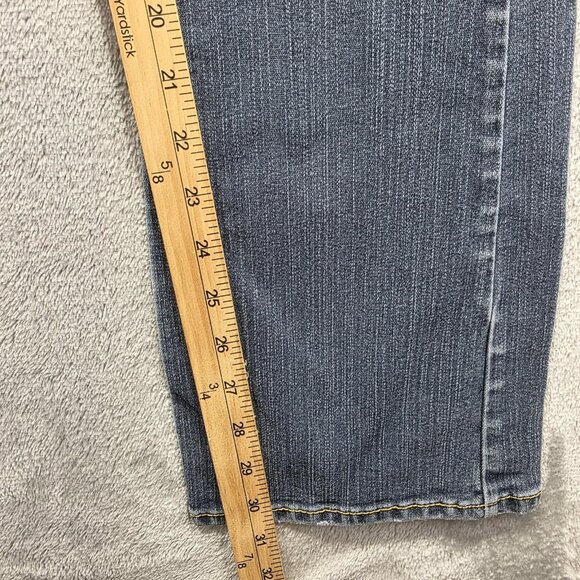 Silver Jeans Tuesday Jeans Womens 28x33 Blue Bootcut Low Rise Embroidered Denim - Picture 7 of 11